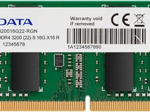 ADATA 16GB Single DDR4 3200Mhz CL22 PC4-25600 260-Pin SODIMM Memory RAM Single 12M