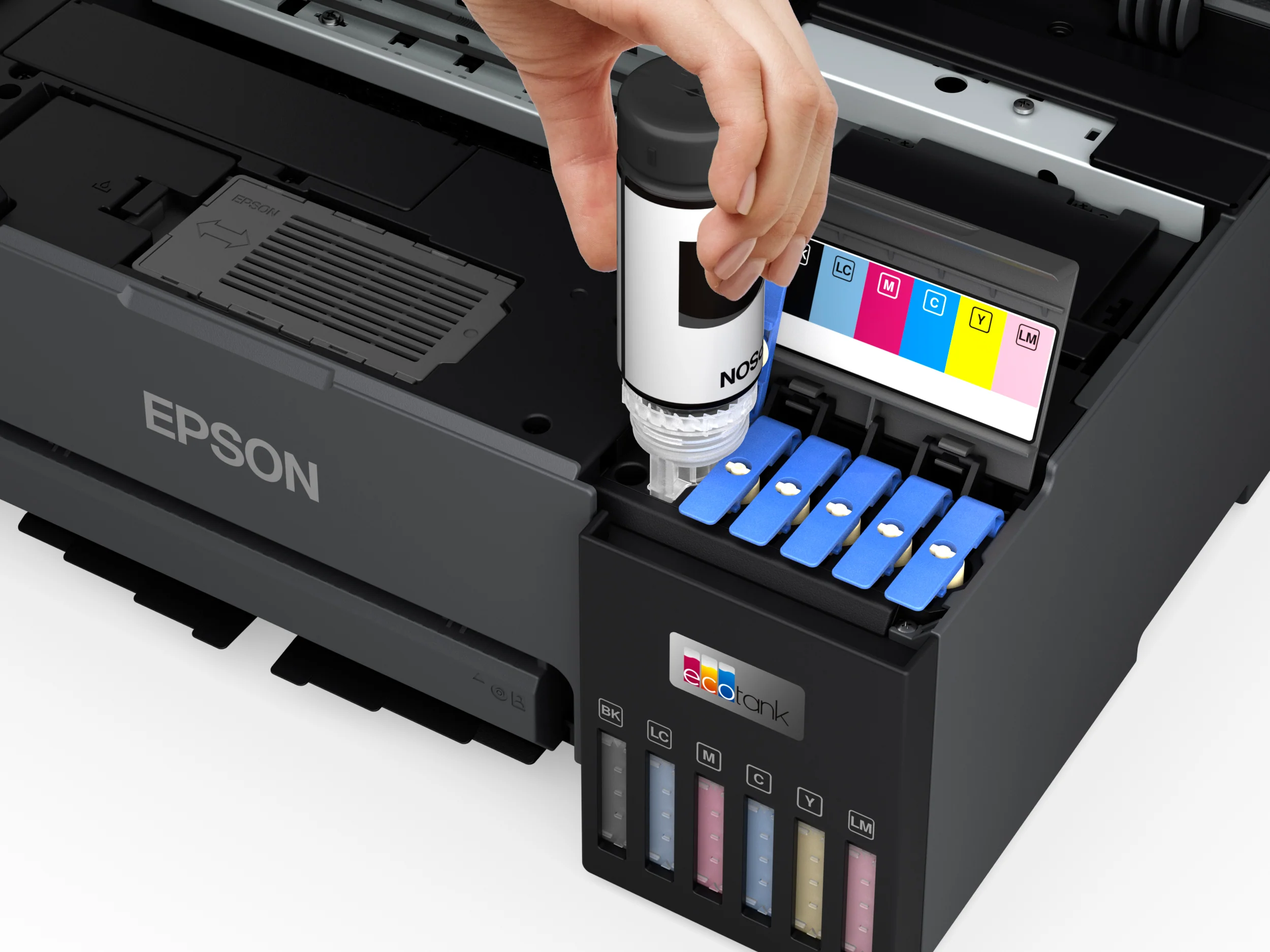 Epson Impression photo L8050 SFP Wifi Couleur A4 22 B&WPPM 22PPMCOL impression sur cartes PVC – Image 2