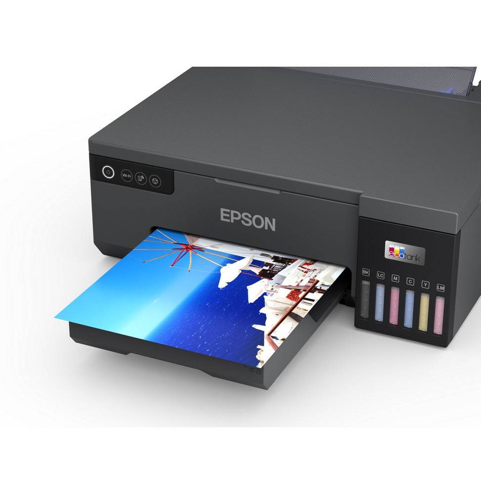 Epson Impression photo L8050 SFP Wifi Couleur A4 22 B&WPPM 22PPMCOL impression sur cartes PVC – Image 3