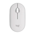 Logitech Pebble Mouse 2 M350s - TONAL WHITE - BT - N/A - EMEA-808 - DONGLELESS