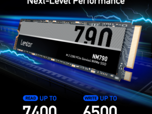 LEXAR SSD NM790 1TB High Speed PCIe Gen 4X4 M.2 NVMe up to 7400MB/s read and 6500 MB/s write 12M