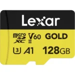 LEXAR CARTE SD MS GOLD 128GB GOLD microSDXC™ UHS-II cards up to 280MB/s read and 100MB/s write 12M