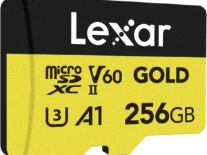 LEXAR CARTE SD MS GOLD 256GB GOLD microSDXC™ UHS-II cardsup to 280MB/s read and 180MB/s write 12M