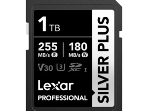LEXAR CARTE SD SD Silver Plus 256GB Professional SILVER PLUS SDXC™ UHS-I cardsup to205MB/s read 12M