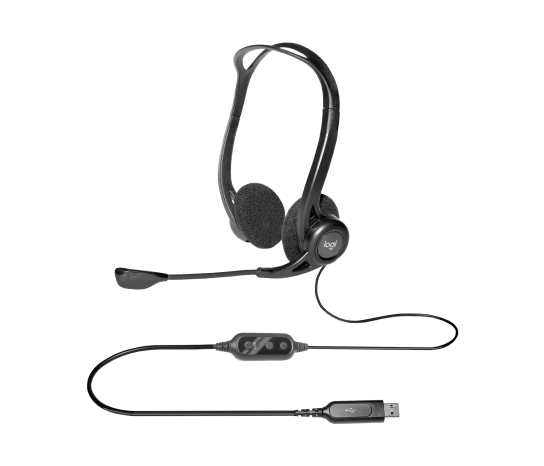 LOGITECH 960 USB Computer Headset USB – Image 4