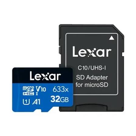 LEXAR CARTE SD MS633X 32GB High-Performance 633x microSDHC™ UHS-I without adapterup to 100MB 12 M – Image 3