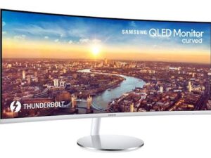 SAMSUNG moniteur curved 34" Résolution QHD serie 6 Blanc Ratio 21:9 Garantie12M