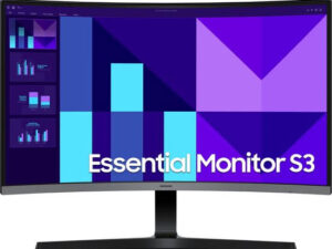 SAMSUNG Moniteur 27'' serie D Curved Full-HDVA100Hz4MS (GTG)Narrow Border DesignEye-Ca Noir 12M