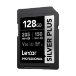 LEXAR CARTE SD MS Silver Plus 128GB Professional SILVER PLUS microSDXC™ UHS-I cardsup to 205MB 12M