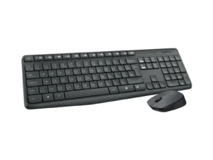 Logitech® MK235 Wireless Keyboard and Mouse - GREYFRA - 2.4GHZ - N/A - CENTRAL - (GREY KEYS GREY BTM