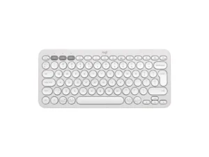 Logitech Pebble Keys 2 K380s - TONAL WHITE - FRA - BT - N/A UNIVERSAL 12M