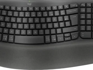 LOGITECH CLAVIER Wave keys Bluetooth Wireless ergonomic keyboard-GRAPHITE-FRA-2.4GHZ/BT 12 Mois