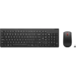 LENOVO PACK CLAVIER/SOURIS 4X31R64464 Blth Lenovo Ess Wirelss Combo Keyboard & Mouse Gen2 Black French