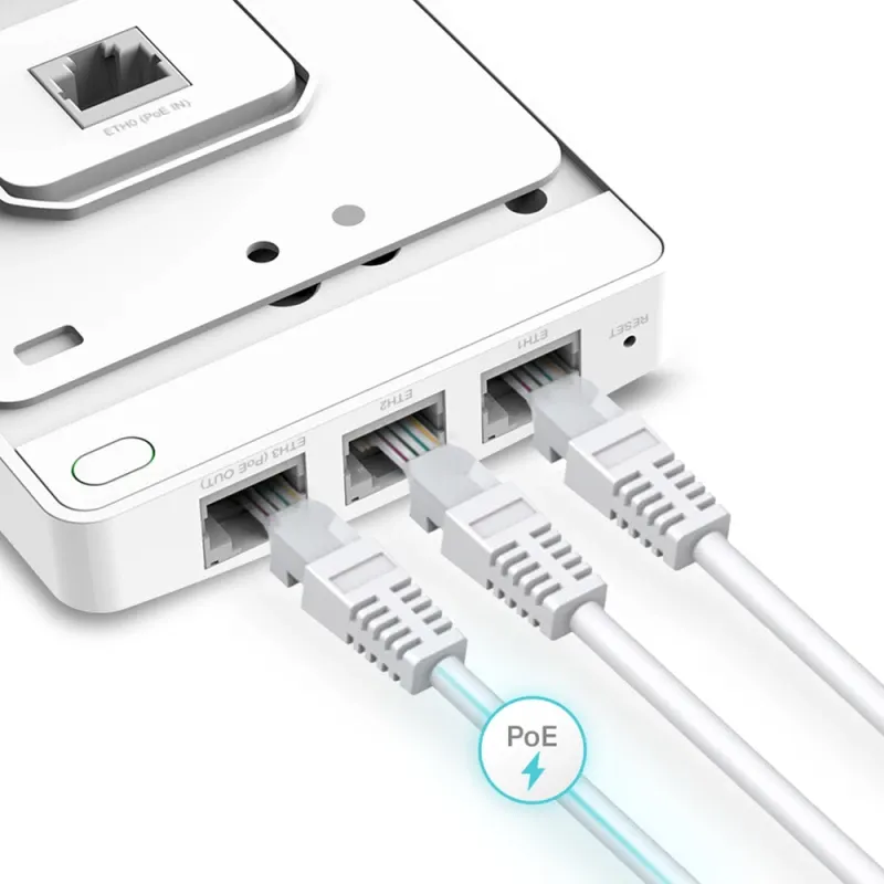 Tplink Point d'accès WiFi AC1200 mural Omada MU-MIMO Gigabit – Image 3